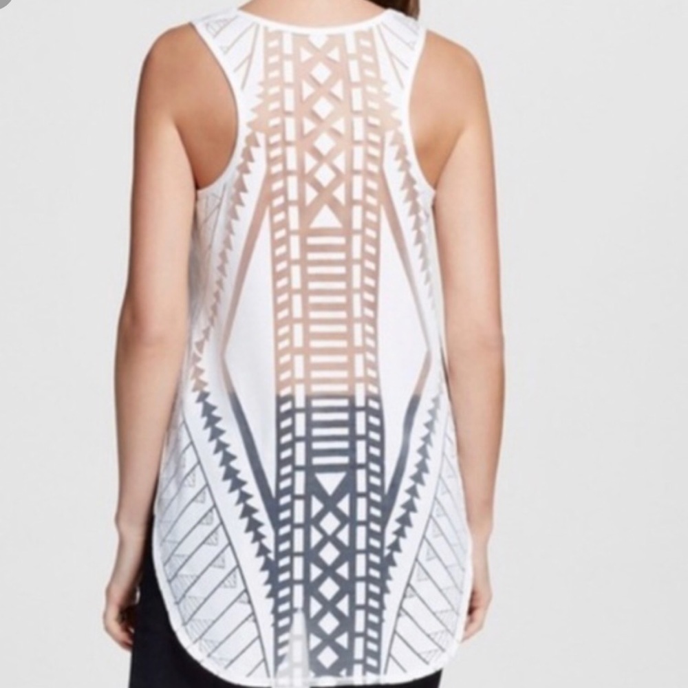 Mossimo Burnout Tank Small White E1-1187 - Picture 8 of 8